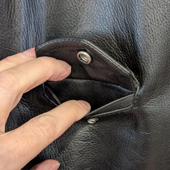 Mackage Xenia Cropped Leather Jacket (XL) - Picture 9 of 16